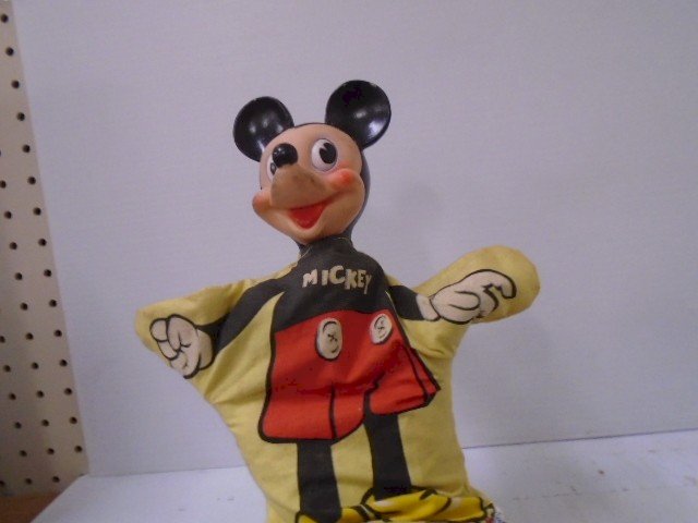 Vintage Disney Mickey Mouse Hand Puppet